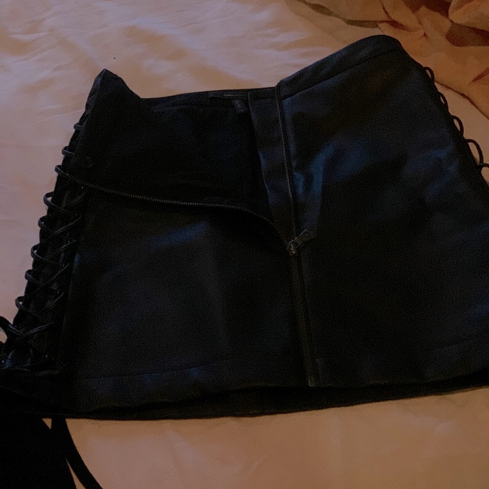 Leather skirt BCBG